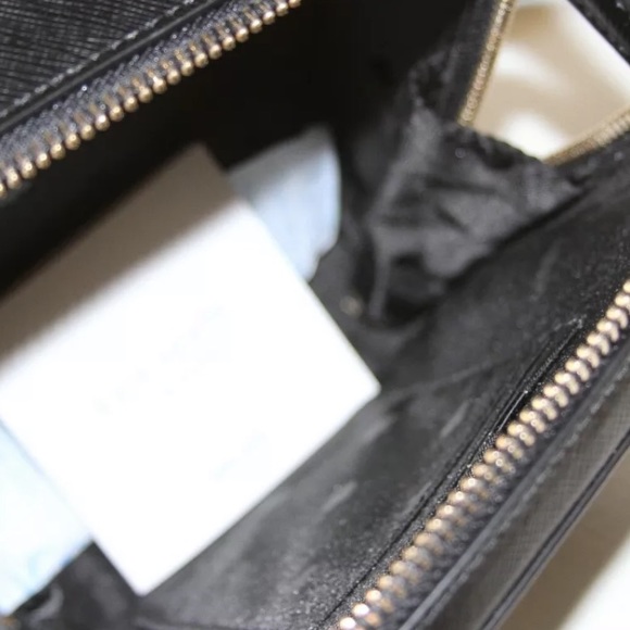 SALE π· Kate spade nwt small cat vanity black leopard meow crossbody purse - Picture 5 of 7